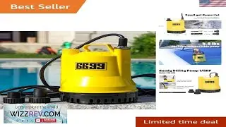 Effortless 1 6HP Portable Submersible Backup Pump for Home Flooding Solutions eBay