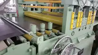High strength steel plate for automobile cut to length line