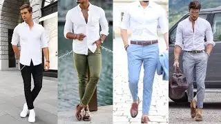 Formal White shirt Matching Pant |White Shirt Combination Pants For Men 2022