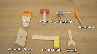 Assembly video: Costzon Kids Tool Bench, Wooden Workbench with 41 Toy Tools and Accessories