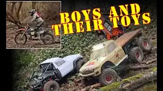 Boys and their Toys - Men and motors - Motorbikes and RC cars..