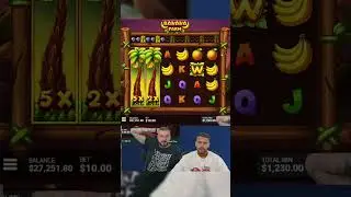 BANANA FARM JUST PAID MASSIVE WIN 🤯 #slots  #togi #CasinoVibes #blackjack #slotsgame #fyp
