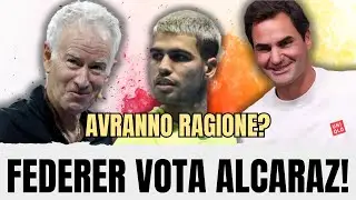 FEDERER TIFA ALCARAZ, MCENROE VEDE MUSETTI POSSIBILE VINCITORE!