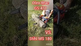 Stihl MS 180 vs Oleo-Mac GS 411 piła pilarka 🔥
