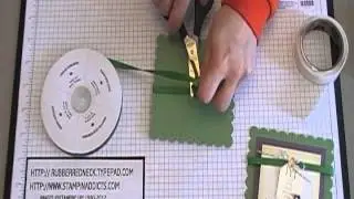 Stampin' Up! Tutorial~Scallop Square Post-it Note Holder.MOD