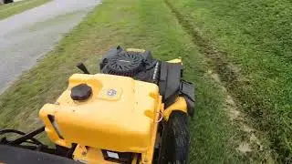 POV Mowing Tall Thick Grass with the Cub Cadet CC 800