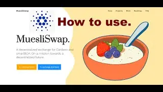 MuesliSwap how to use. Milk token.