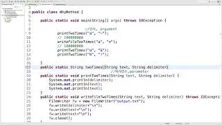 JAVA method - 5. Method output