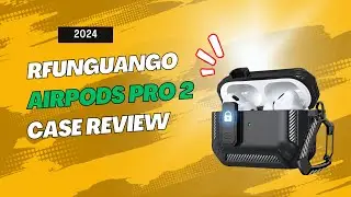 RFUNGUANGO AirPods Pro 2 Case Review: Military-Grade Protection & Built-In Cleaning Kit!