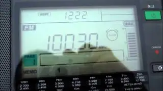 100.3 MHz BNR Horizont from Orelek (Bulgaria) received in Greece and Radio Republic from Hortiatis