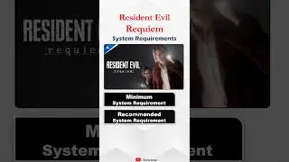 Resident Evil Requiem System Requirements for PC | Minimum & Recommended #gaming #shorts