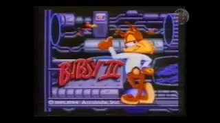 Bubsy 2 (1994) - Video Game Advertisement - Super Nintendo + Sega Genesis & Mega Drive [Accolade]