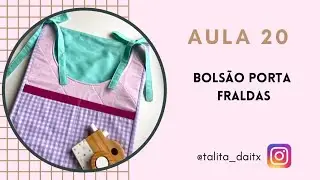 Porta fraldas em tecido