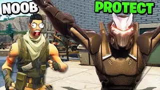 Protecting Noobs in Fortnite!!