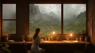 Relaxing Music With Beautiful Rain | Stress and Anxiety Relief