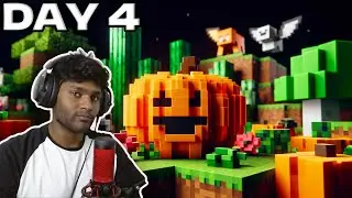 Minecraft Pumpkin Farm and Silo (Day 4)