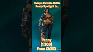 Today&rsquo;s #Fortnite Battle Ready Spotlight; Penny (1,200)