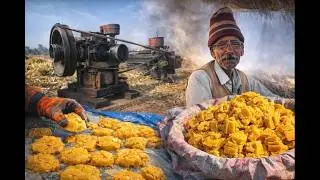 Preserving Nature&rsquo;s Gift 🌿 | Organic Jaggery Making by an Old Farmer @BestSkills04