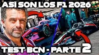 Así son los F1 2026. Test BCN Parte 2