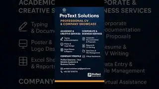 Professional CV Showcase | Academic & Corporate Services by ProText Solutions