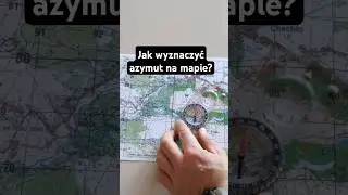 Jak wyznaczyć azymut na mapie ?#survival #diy