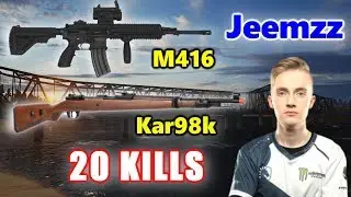 Team Liquid Jeemzz - 20 KILLS - M416+Kar98k - SOLO - PUBG