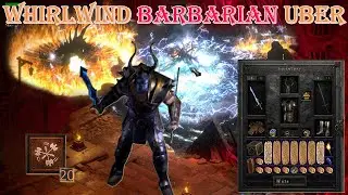 Diablo II Resurrected - Whirlwind Barbarian Build Uber Tristram