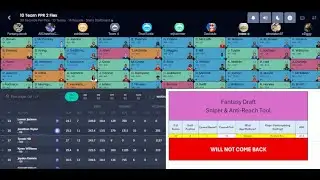 Fantasy Football Draft Tool 2025