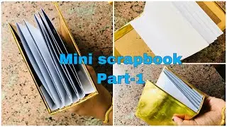Mini scrapbook base tutorial😍(part-1)_malayalam_simple tutorial_farzaathecraftgirl