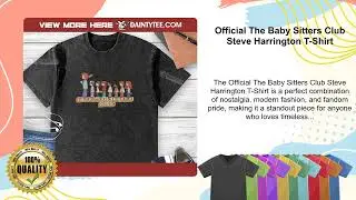 Official The Baby Sitters Club Steve Harrington T-Shirt