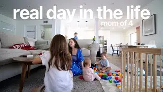 A Very Real Day in the Life of a Mom of 4 | Homeschooling + Opening Up About Things...