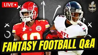 Answering YOUR Fantasy Football Questions LIVE w/ Caleb Niemi | Fantasy Football 2023