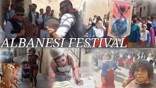 MAKING MEAT PIE FOR THE FEAST  & ALBANIAN TRADITIONAL SING AND CULTURAL DANCE Day #festivaldance