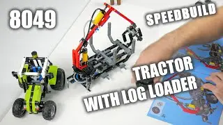 LEGO 8049 Speedbuild | LEGO Technic Tractor with Log Loader | Speed Build 8049 LEGO Technic 2010