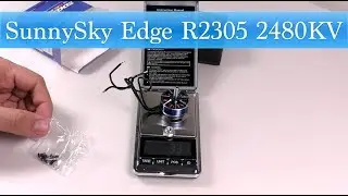 Тест мотора SunnySky Edge R2305 2480KV замеры тяги