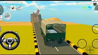 Indian Army Truck Driving Gameplay 💥: Indian Vehicle Simulator 3D 🔥: Army Truck Game 💥