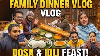 Best South Indian Food with Family! 🍛 Masala Dosa & Sambar Idli | Food Vlog