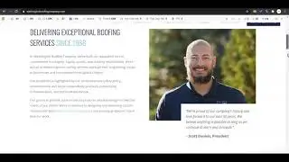 Washington Roofing Company- Website Review