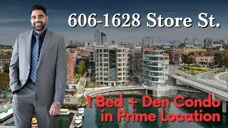 Waterfront Condo with Ocean Views | 606-1628 Store Street, Victoria BC
