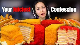 A woman asked for help BUT it turns out she was trying to KIDNAP me | Cheeto Fried Cheese Mukbang