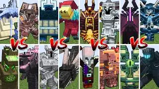 STRONGEST BOSS FROM ALL MODS TOURNAMENT | Minecraft Mob Battle
