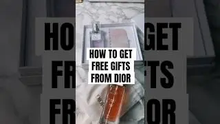 HOW TO GET *FREE* GIFTS FROM DIOR 😍 #dior #diorvip #diorgift
