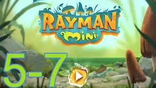 Rayman Mini 5-7: To Beat The Wind - 100% Walkthrough Gameplay - APPLE ARCADE