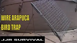 WIRE ARAPUCA BIRD TRAP