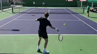コルダのフォア（スロー）/ Sebastian Korda Forehand Stroke Slow Motion