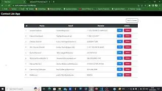 Contact App (Performing CRUD Operation) Coding Ninjas Skill Test React.
