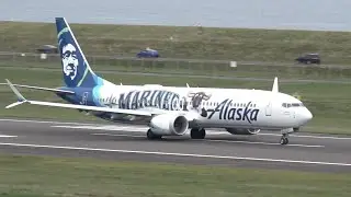 PDX ➜ SEA &mdash; Alaska Airlines Flight AS465 Boeing 737  (N710AL) ⚾ Seattle Mariners Livery 11/28/2025