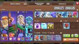 Clash of Clans : Neue Truppenkombination und Clan-Krieg und neuer acc + mauern verbessert 