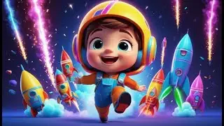 Six Toy Rockets Count to Ten | Counting Songs for Kids | Nursery Rhymes and Baby Songs