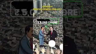 Dharavi The Mega Redevelopment Project😎#slum#smartcity#adani